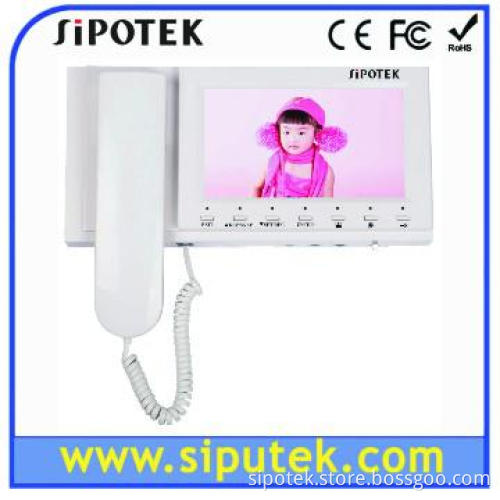 2013 hot sale video door phone SIPO-866M with 7-inch TFT LCD and 2GB